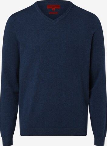 Pull-over Finshley & Harding en bleu : devant