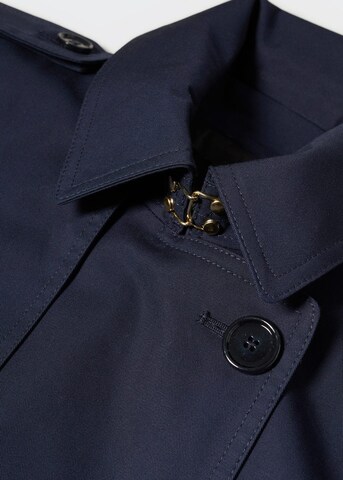 MANGO Between-Seasons Coat 'Polana' in Blue
