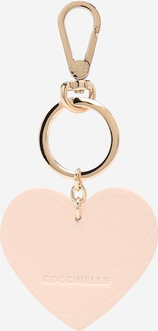 Coccinelle Key Ring in Pink: front