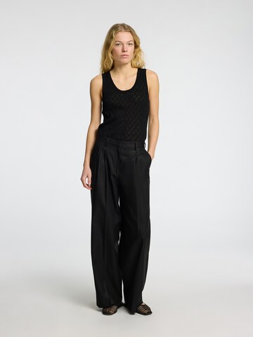 SELECTED FEMME Knitted Top 'SLFAgny' in Black