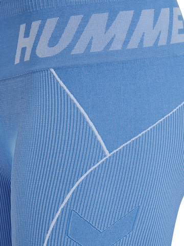 Hummel Skinny Sportbyxa 'Christel' i blå