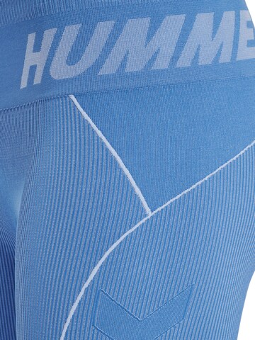 Hummel Skinny Workout Pants 'Christel' in Blue