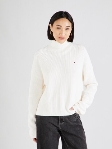 Pull-over TOMMY HILFIGER en blanc : devant