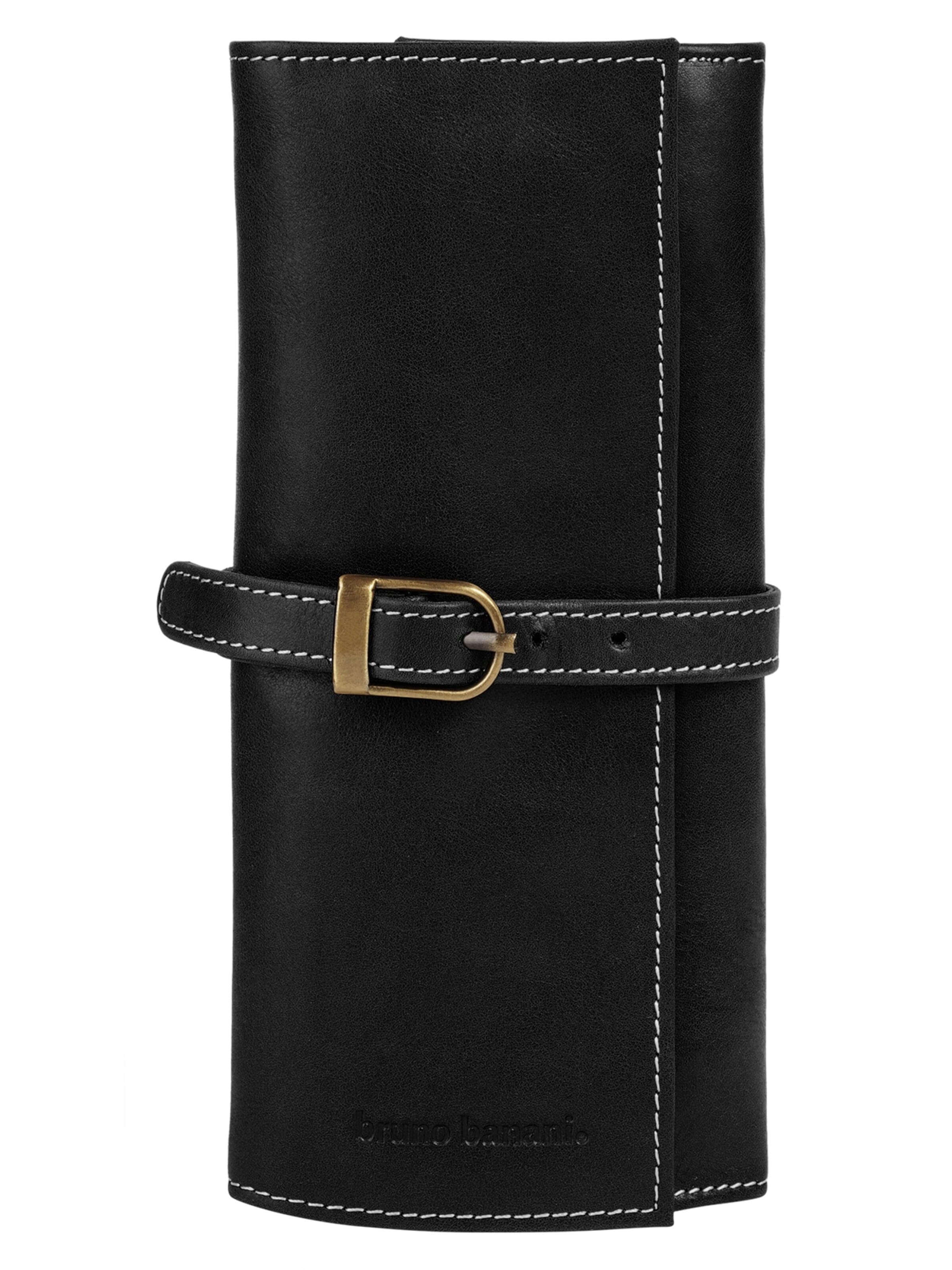 Boîte à bijoux 'Schmuckrolle' Bruno Banani en noir : devant