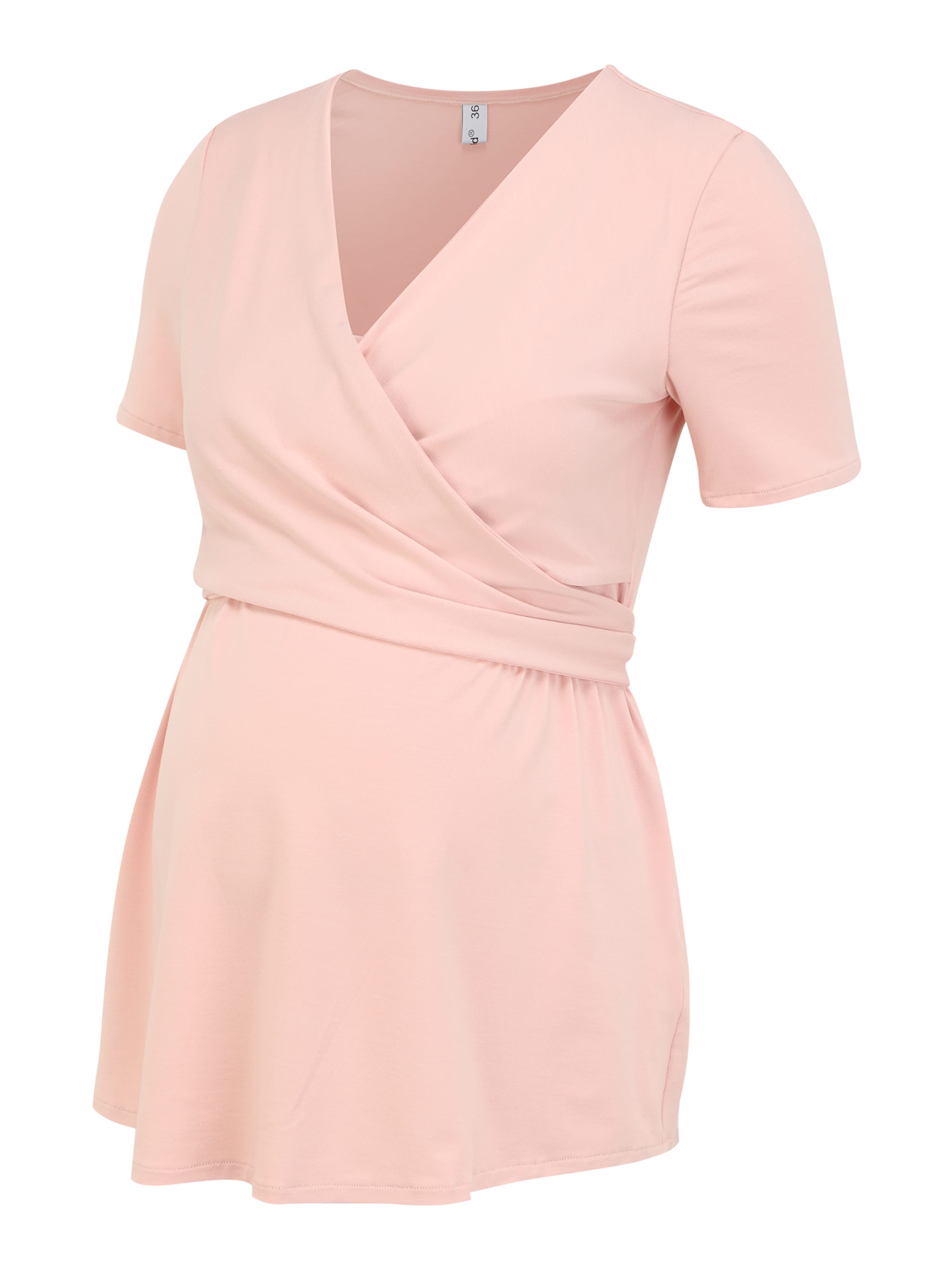 Tricou 'Ruby' de la Bebefield pe roz: față