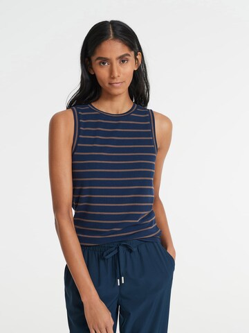 OPUS Top 'Indrany' in Blue: front