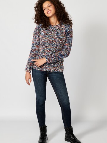 Pull-over KOROSHI en mélange de couleurs