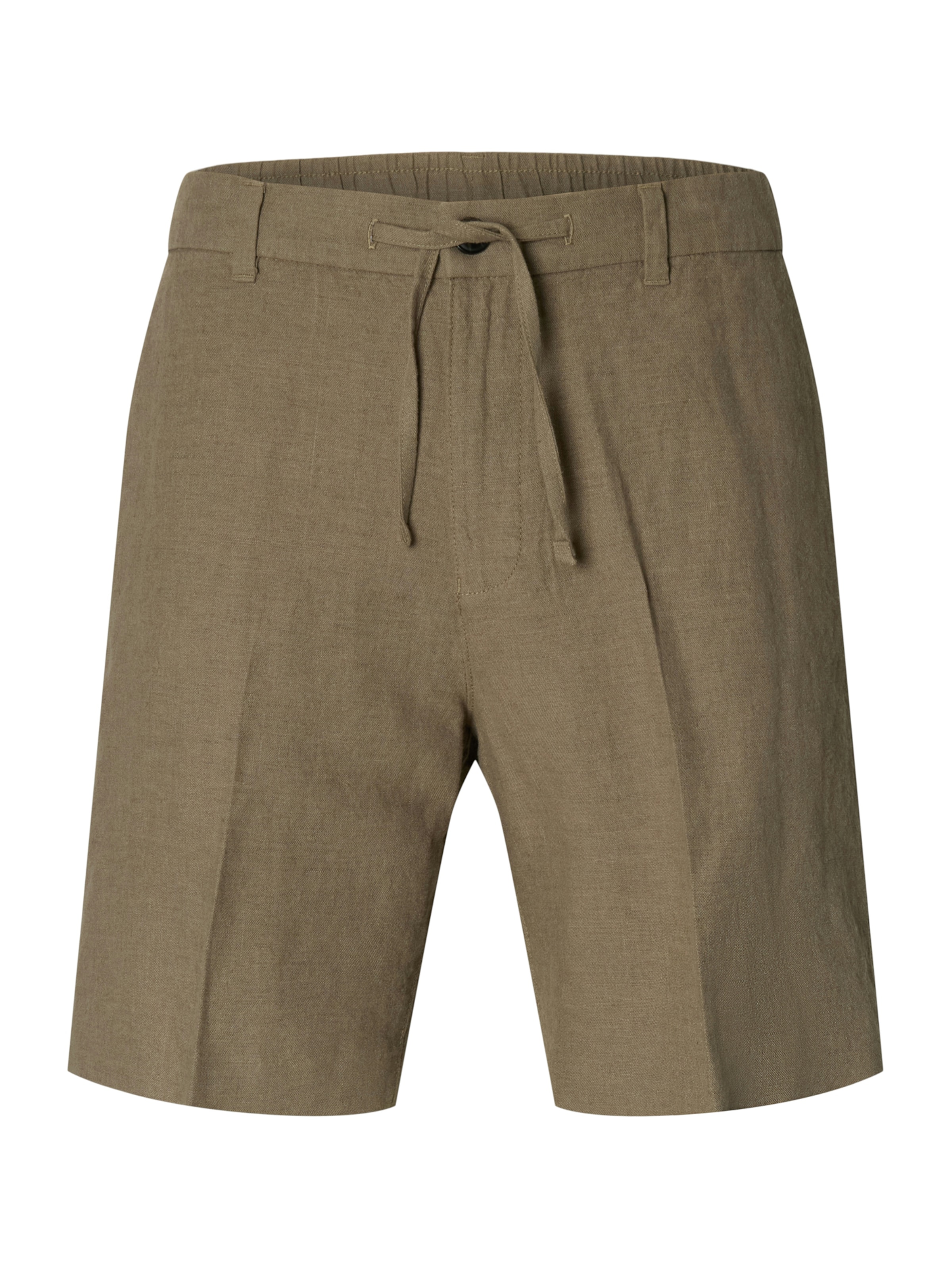 SELECTED Bukser med fals 'SLHLEROY' i grøn: forside