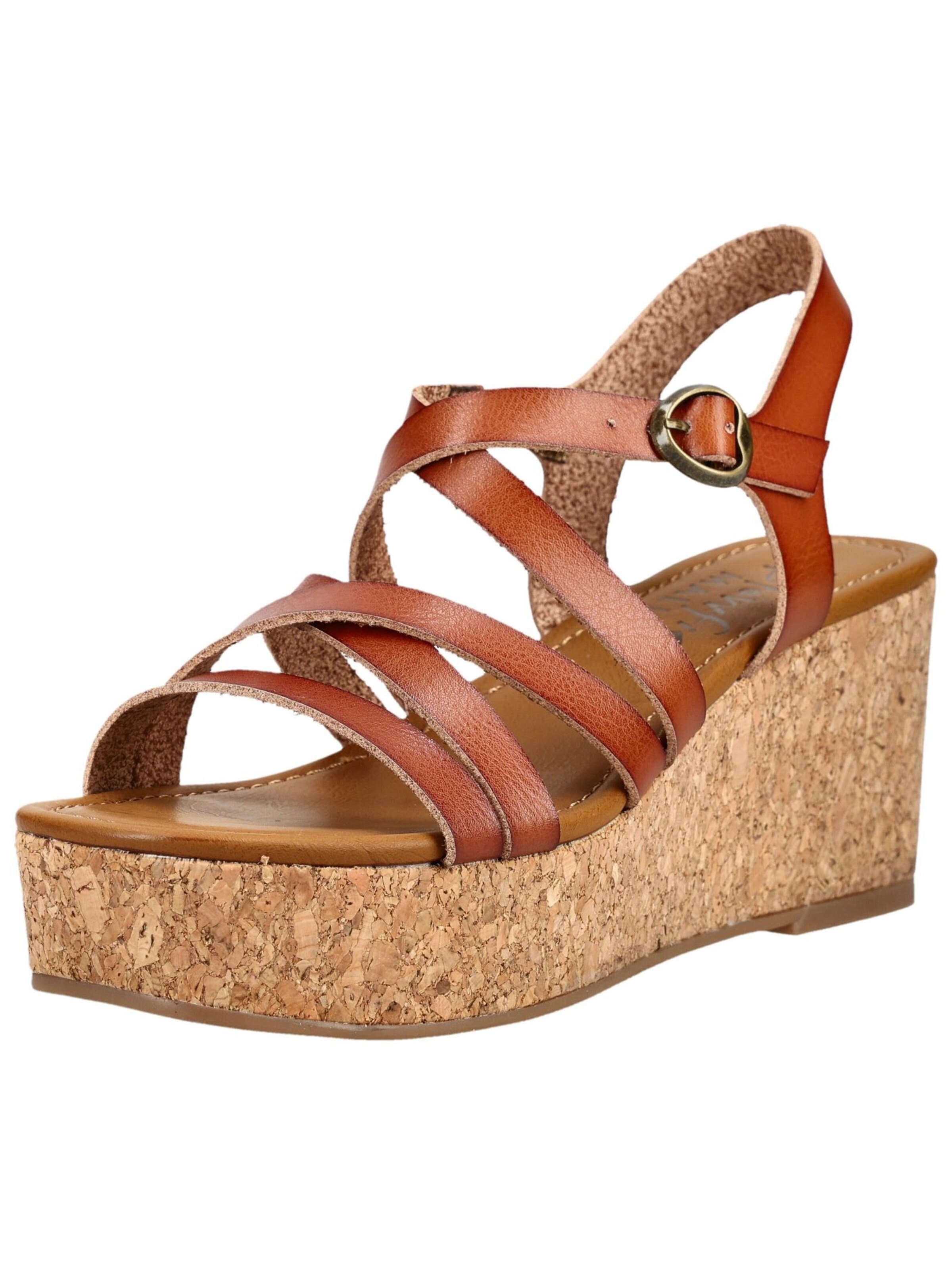 Blowfish Malibu Sandalen met riem in Bruin: voorkant