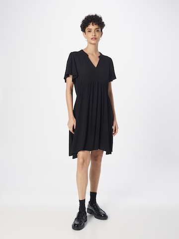 Robe-chemise 'Marrakech' ICHI en noir : devant