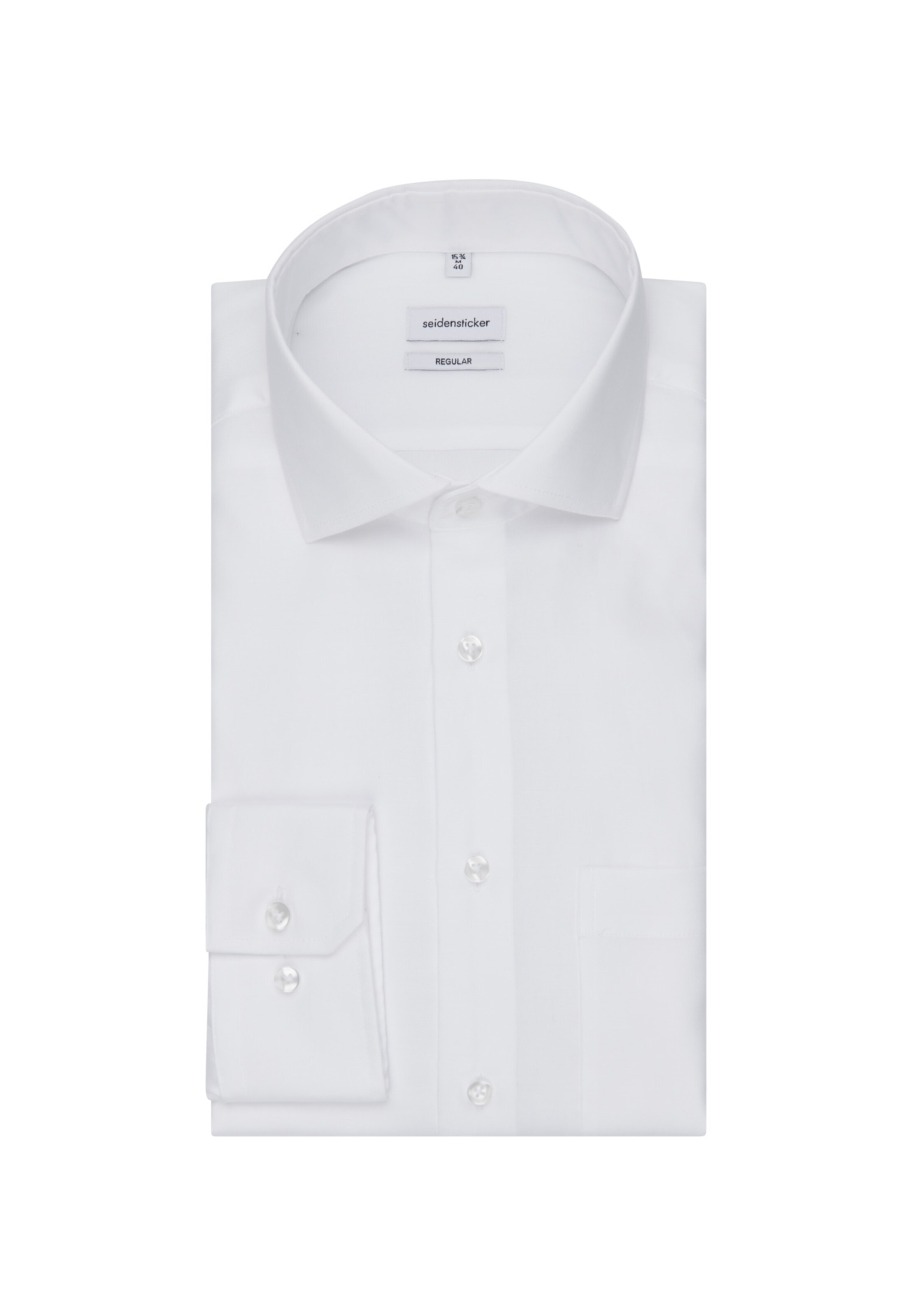 Coupe regular Chemise business SEIDENSTICKER en blanc