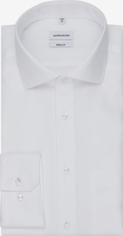 Coupe regular Chemise business SEIDENSTICKER en blanc