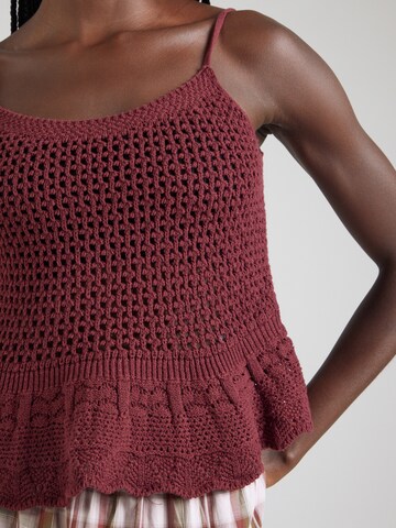 ONLY Knitted Top in Red