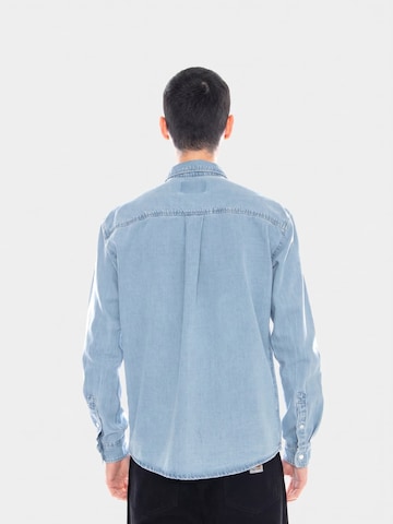 Comfort fit Camicia 'Orson Reg. Oxford York DNM Shirt NOOS' di Only & Sons in blu