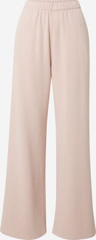 HOLLISTER Wide leg Trousers in Pink: front