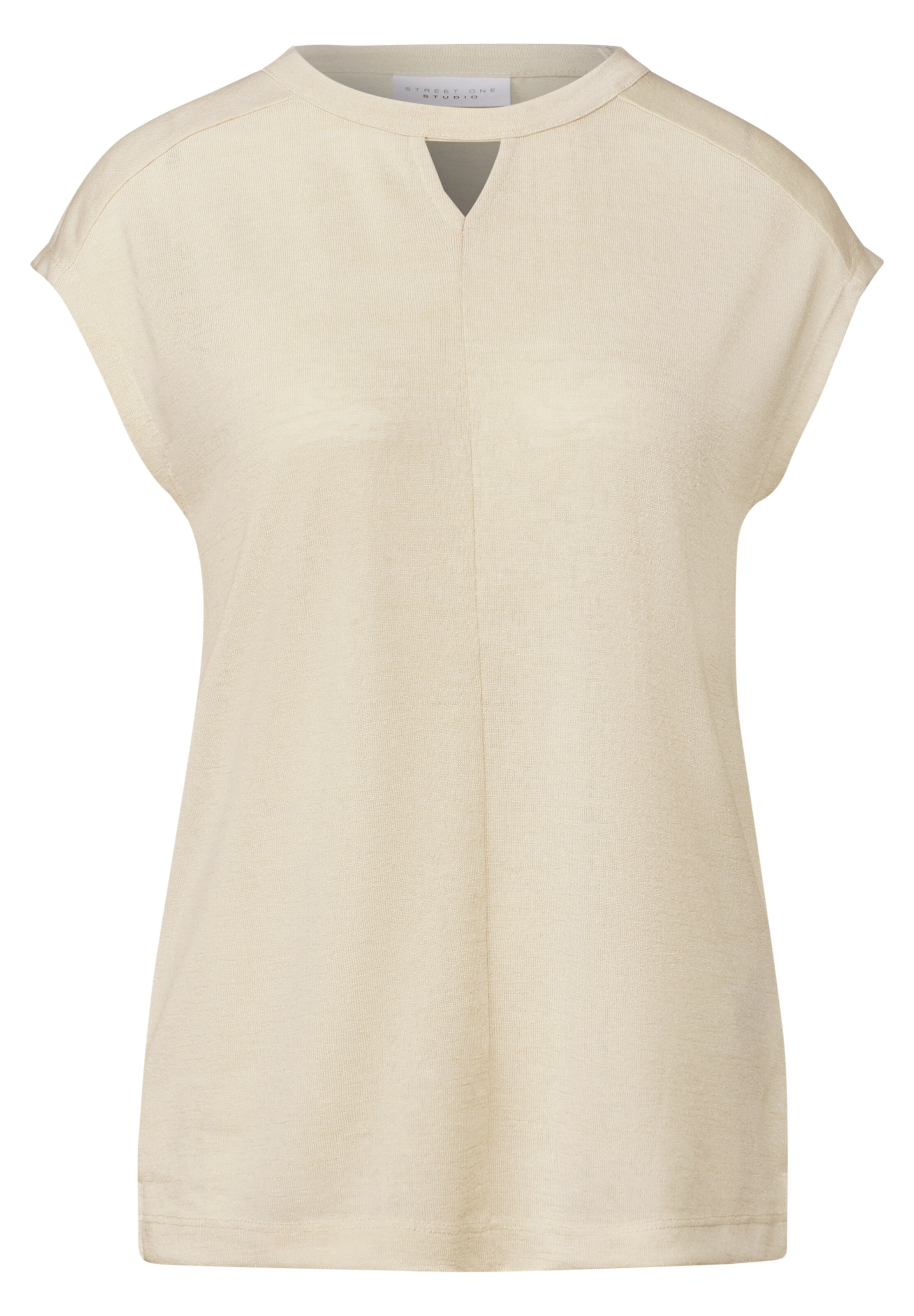 Street One Studio Shirt in Beige: front