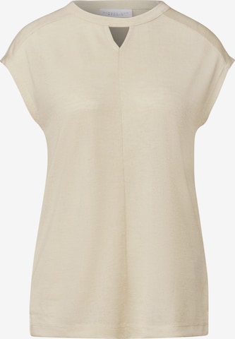 Street One Studio Shirt in Beige: front