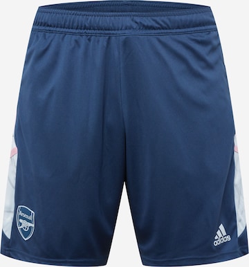 Pantalon de sport 'Arsenal Condivo 22' ADIDAS SPORTSWEAR en bleu : devant