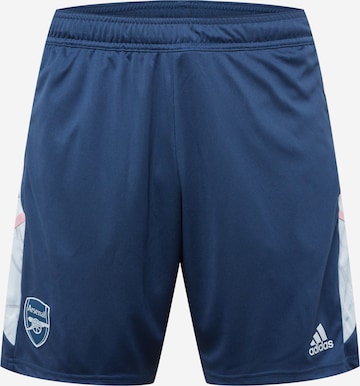 ADIDAS SPORTSWEAR - Regular Calças de desporto 'Arsenal Condivo 22' em azul: frente