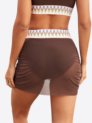 Magicshe Push-up Bikini 'Push Up Bikini Set mit hoher Taille' in Brown