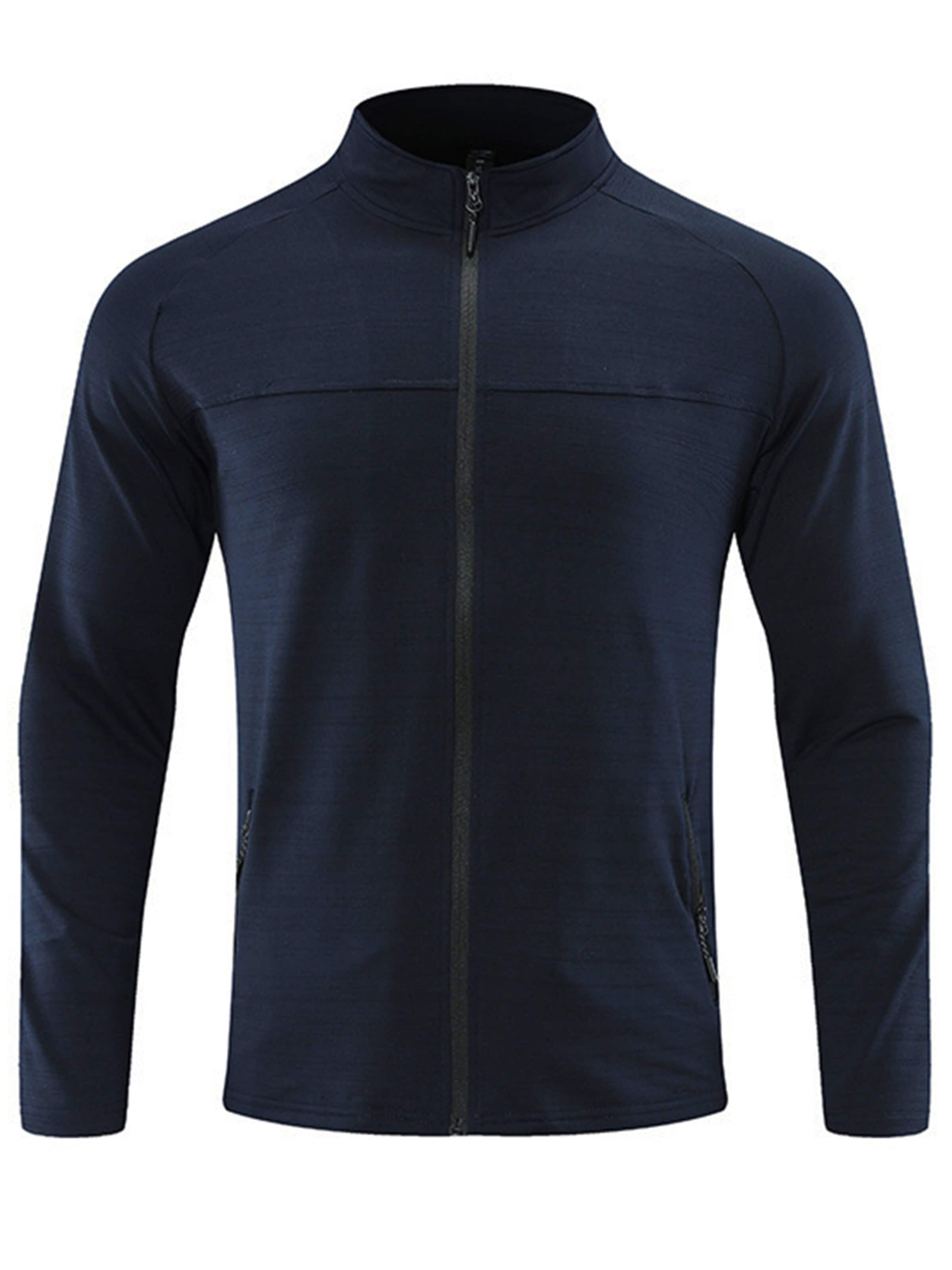 YOUTHUP Sportstrickjacke in Blau: Vorderseite