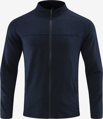 YOUTHUP Sportstrickjacke in Blau: Vorderseite