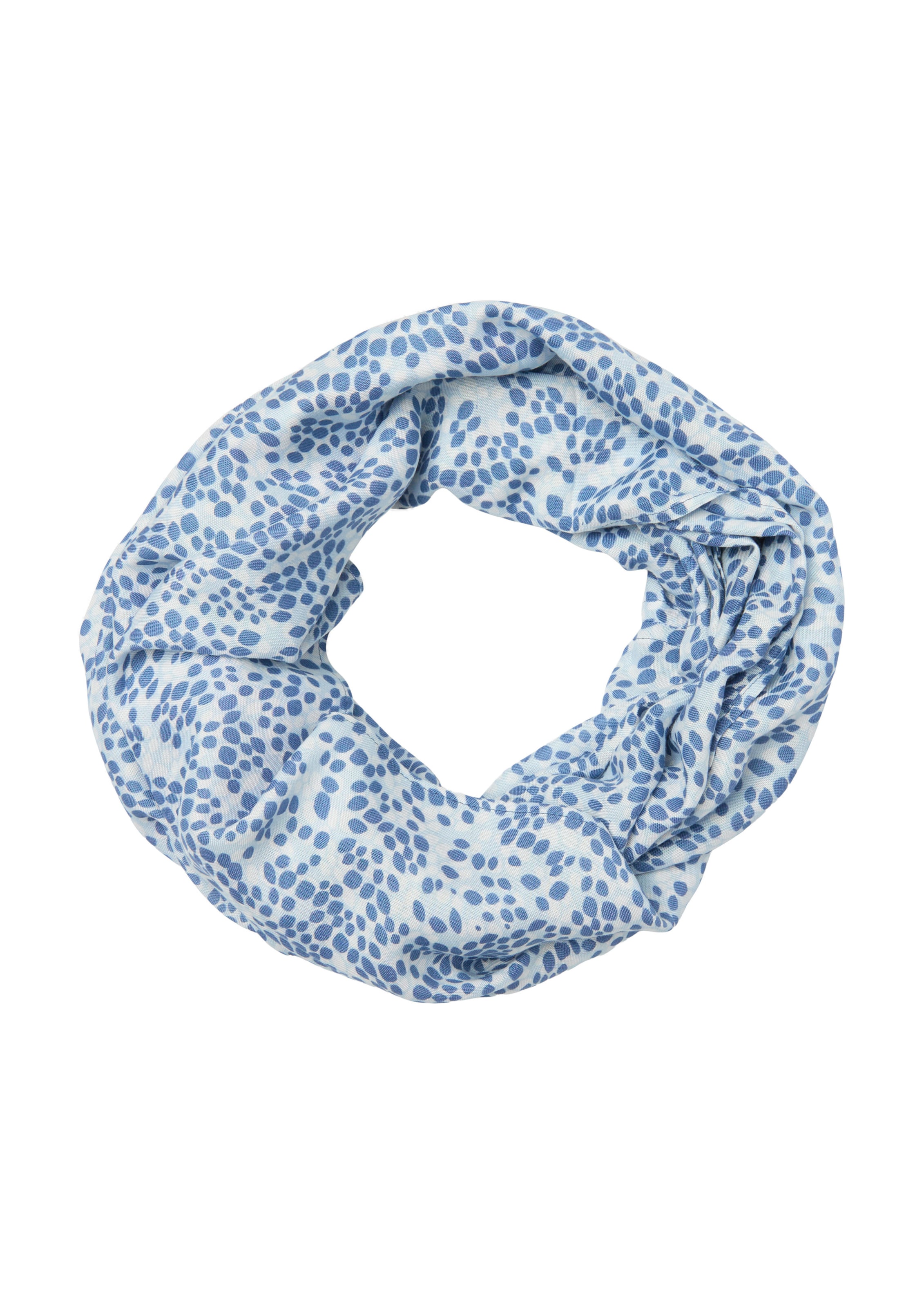 Écharpe tube s.Oliver en bleu : devant