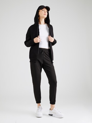 Trendyol Sweatjacke in Schwarz
