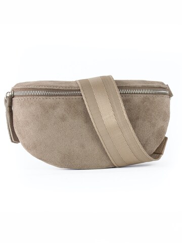 lePelou Fanny Pack 'ARIA small' in Grey: front
