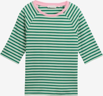 TOM TAILOR DENIM Футболка в Зеленый: спереди