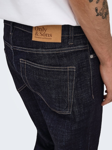 Slimfit Jeans 'ONSLOOM' di Only & Sons in blu