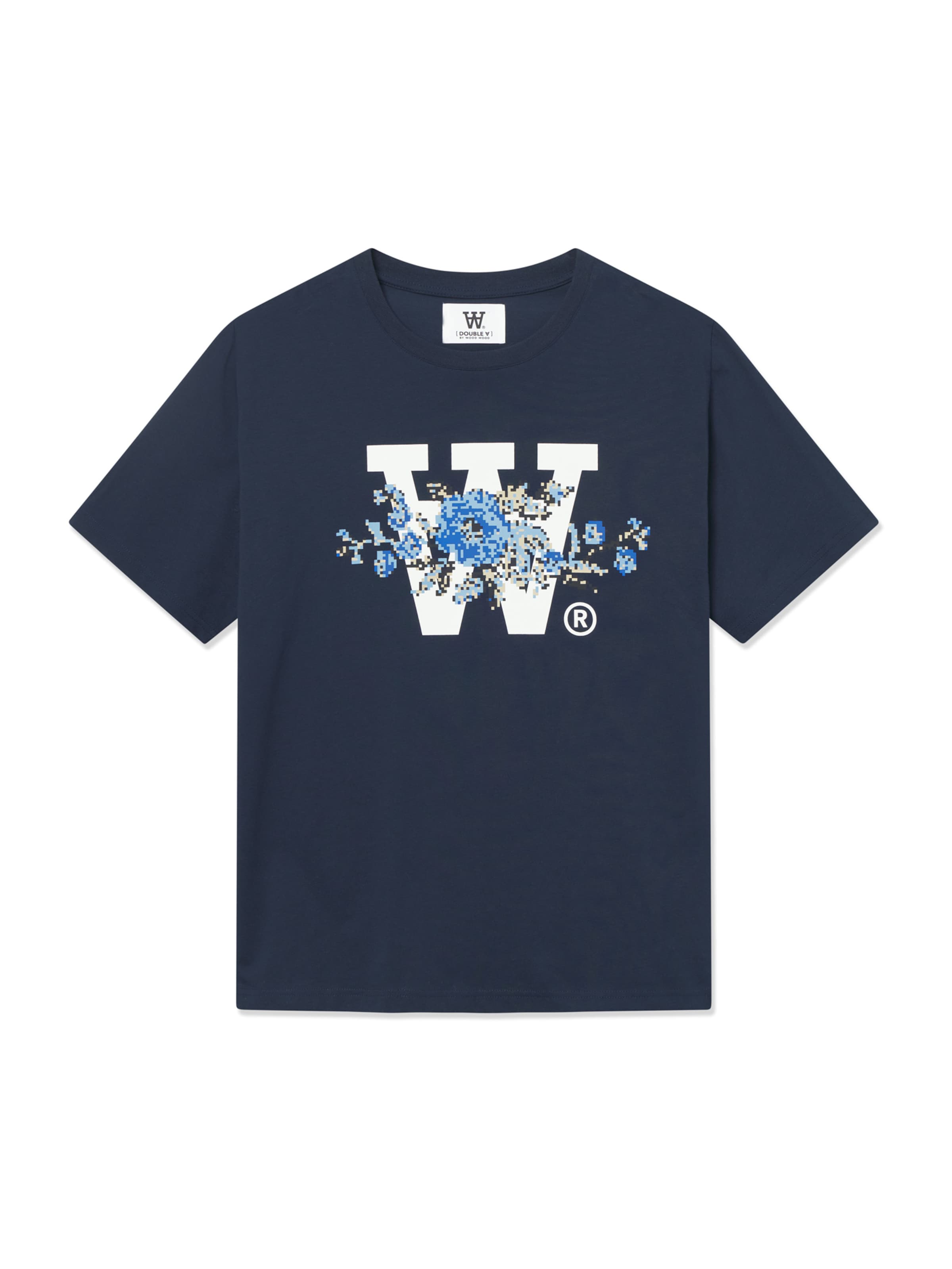 T-Shirt 'WWAce' WOOD WOOD en bleu : devant