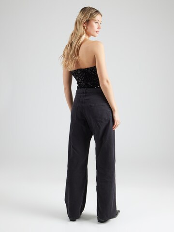 Monki Loosefit Nadrág - fekete