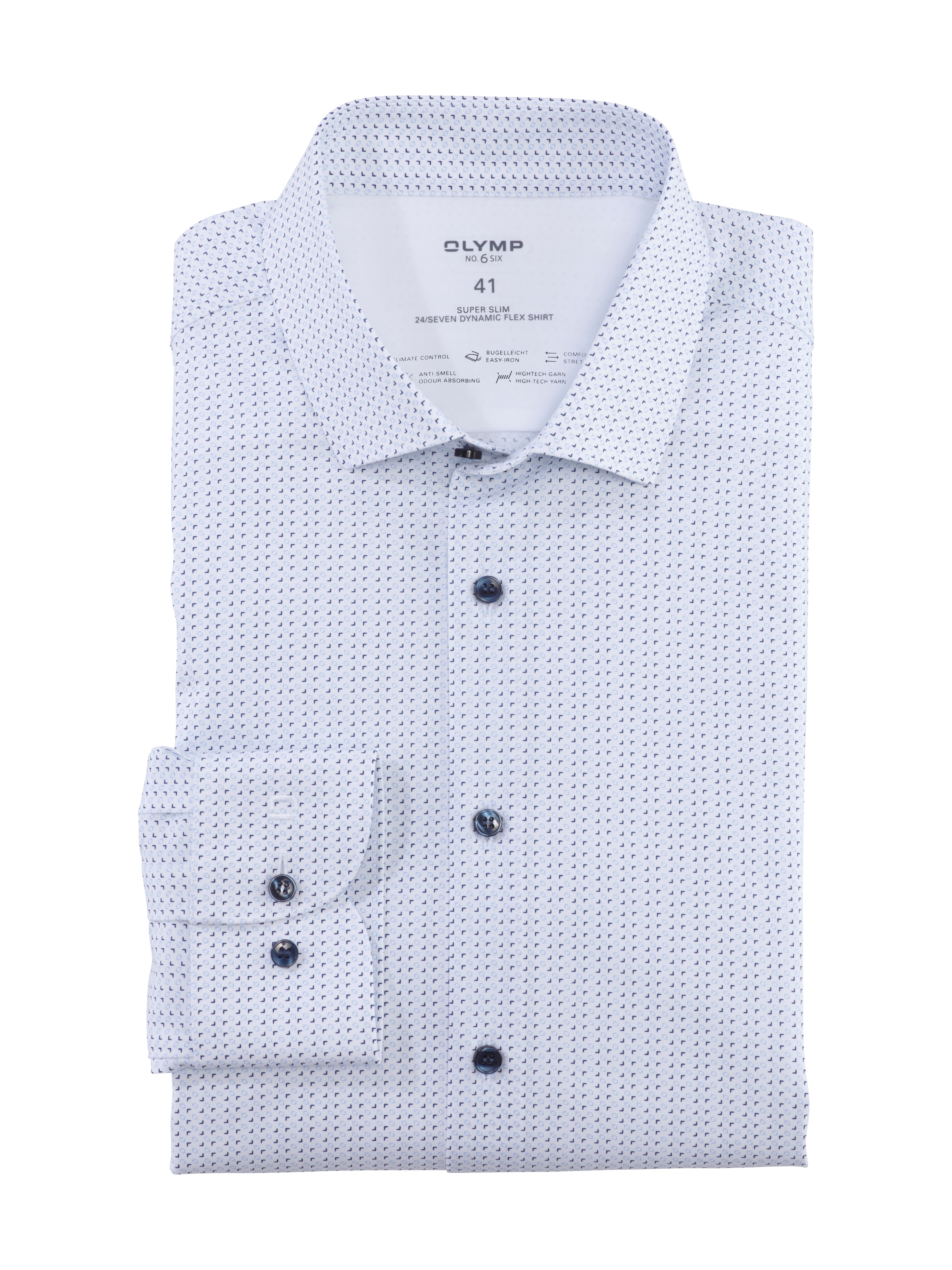 OLYMP Regular fit Business Shirt in Blue: front