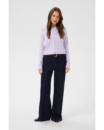 SAINT TROPEZ - Casaco de malha 'MilaSZ ' em roxo