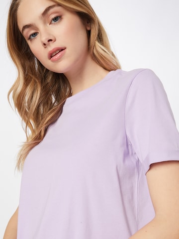 PIECES Shirt 'Ria' in Purple