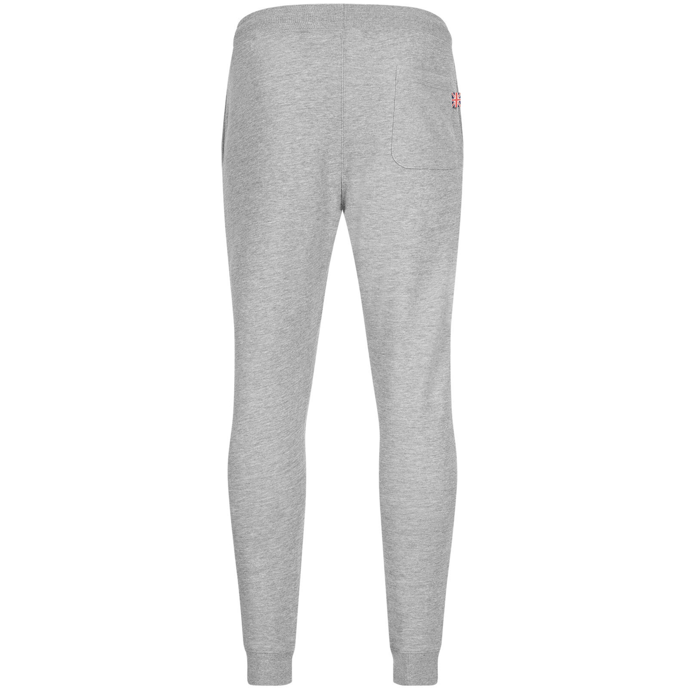 LONSDALE - Tapered Pantalón 'Pilsdon' en gris