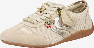 Baskets basses STEVE MADDEN en beige : devant