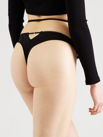 ETAM Thong 'LUMINEUSE' in Black