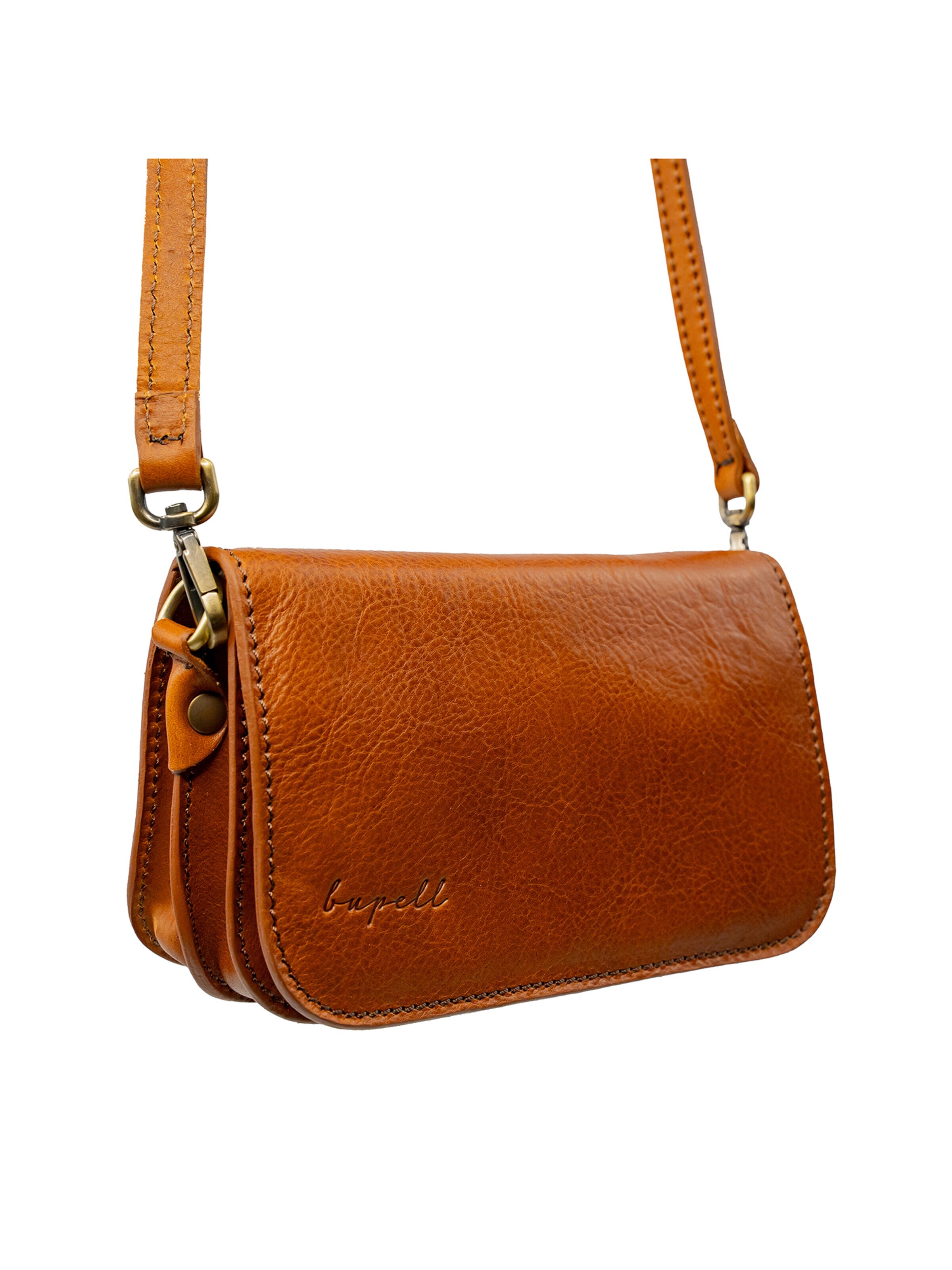 bupell Schultertasche 'Cinzia'‌‌‌‌‌‌‌‌‌ in Braun