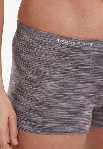 ENDURANCE Slim fit Workout Pants 'Crina' in Grey