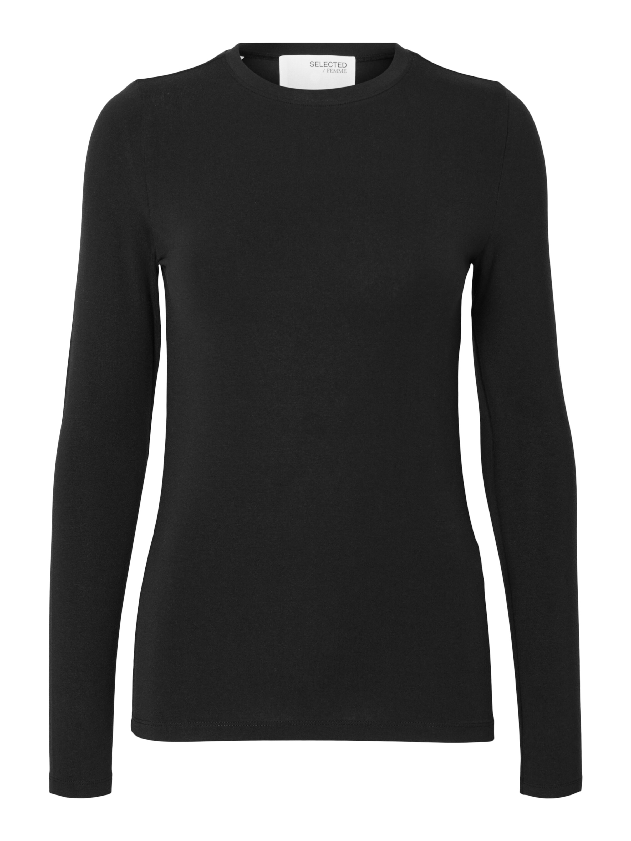 SELECTED FEMME Shirt 'SLFMANJA' in Zwart: voorkant