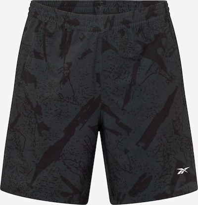 Reebok Sports trousers in Dark grey / Black / White, Item view