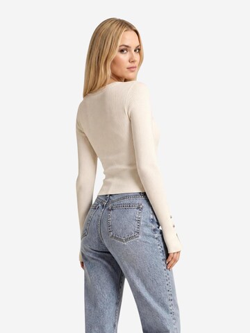 Pullover 'LS CN ELLIE SWTR W6YR09 Z0948' di GUESS in beige