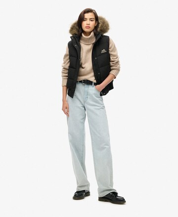 Superdry Bodywarmer 'Everest' in Zwart