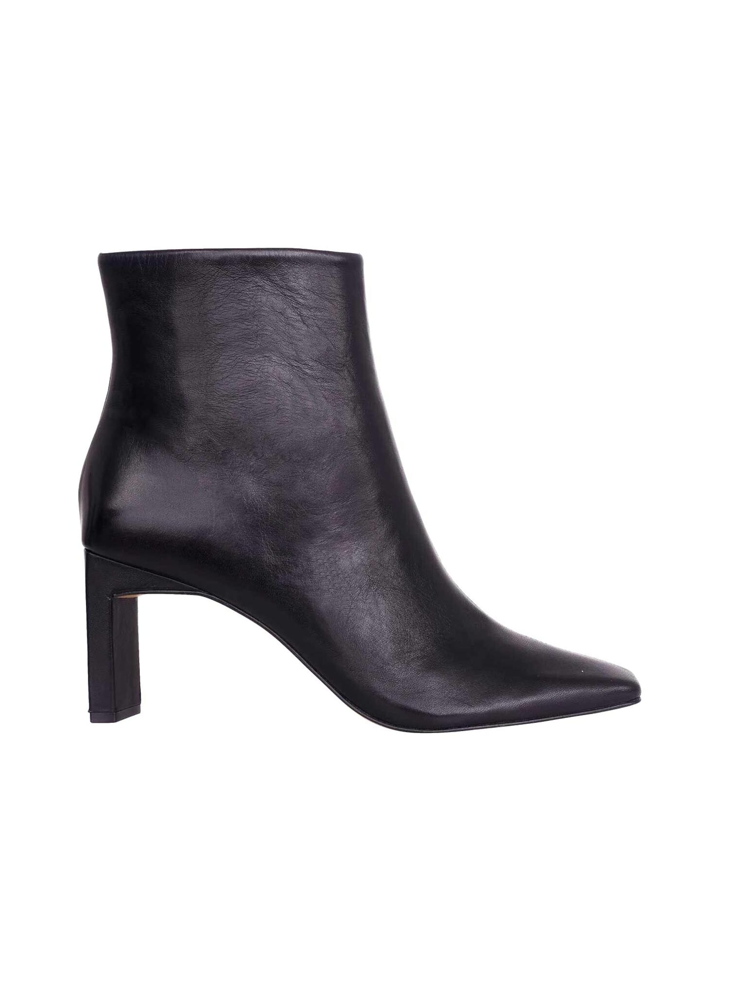 Mangara Atelier Botas de tobillo 'Bottines Mangara Senna en cuir noir' en 39/Slim en negro, Vista del producto