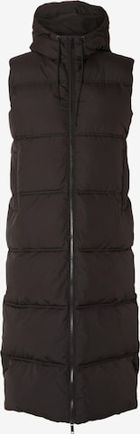 Gilet 'FALINA' SELECTED FEMME en noir : devant