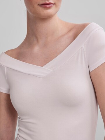 T-shirt PIECES en blanc