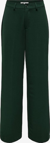 ONLY Trousers with creases 'ONLPEACH' in Green: front