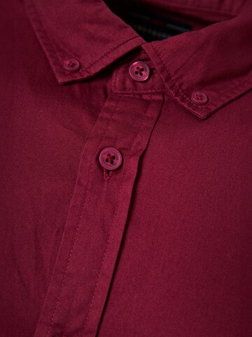 Coupe regular Chemise Funky Buddha en rouge